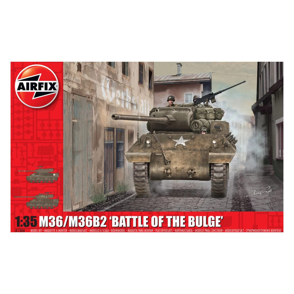 Airfix 135 M36/M36B2 Battle Of The Bulge - Image 2