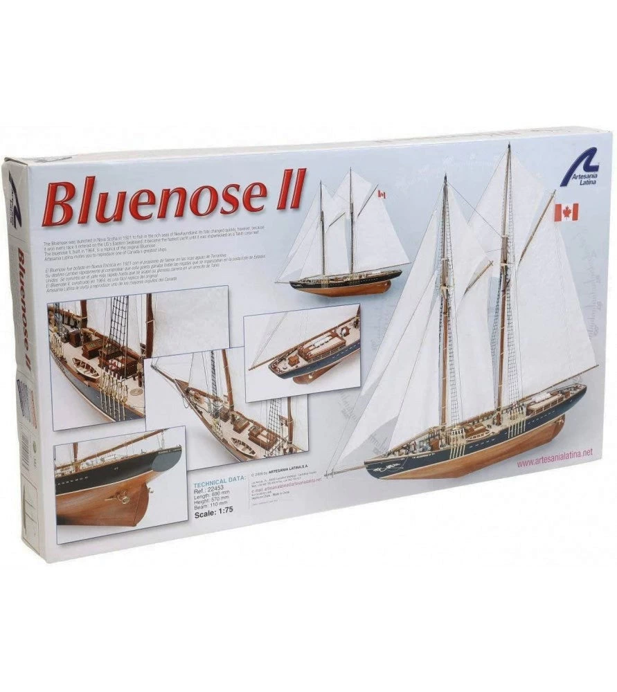 1/75 Bluenose II Wooden Ship Model - Image 5
