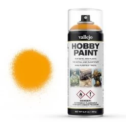 Vallejo 28018 Aerosol Sun Yellow 400ml Hobby Spray Paint