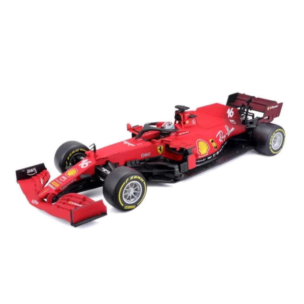 Bburago 1/18 Ferrari Racing 2021 F1 SF21 Charles Leclerc