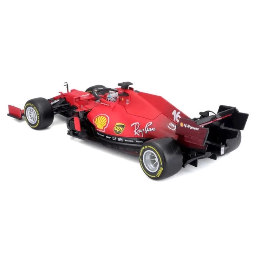 Bburago 1/18 Ferrari Racing 2021 F1 SF21 Charles Leclerc - Image 3