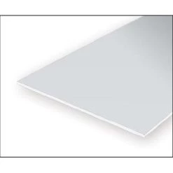 Evergreen 14041 White Polystyrene Clapboard Sheet 0.040 X 12 X 24 / 1mm X 30cm X 61cm