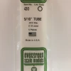 Evergreen 430 White Polystyrene Round Tube 0.312 X 24 / 7.9mm X 61cm