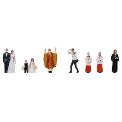 Faller Bride And Bridegroom With Parson