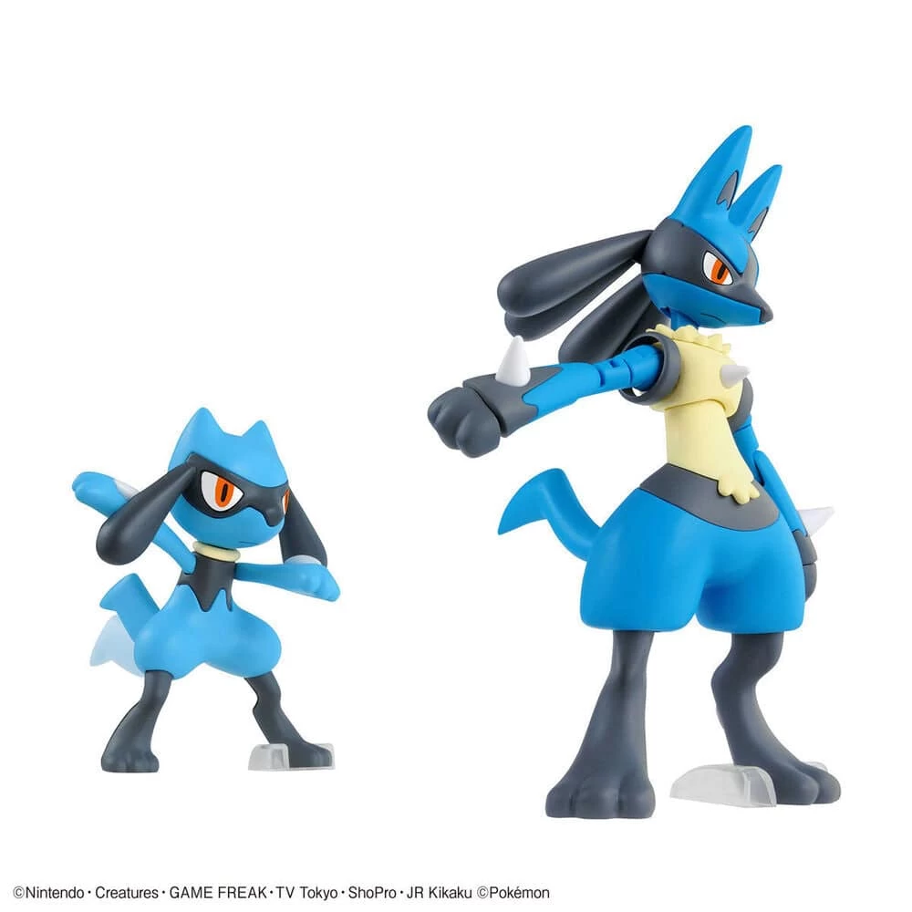 Pokemon Model Kit RIOLU And LUCARIO - Image 9