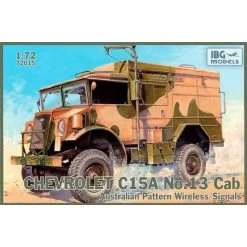 72015 1/72 Chevrolet C.15A No.13 Cab Australian Pattern Wireless / Signals Plastic Model Kit