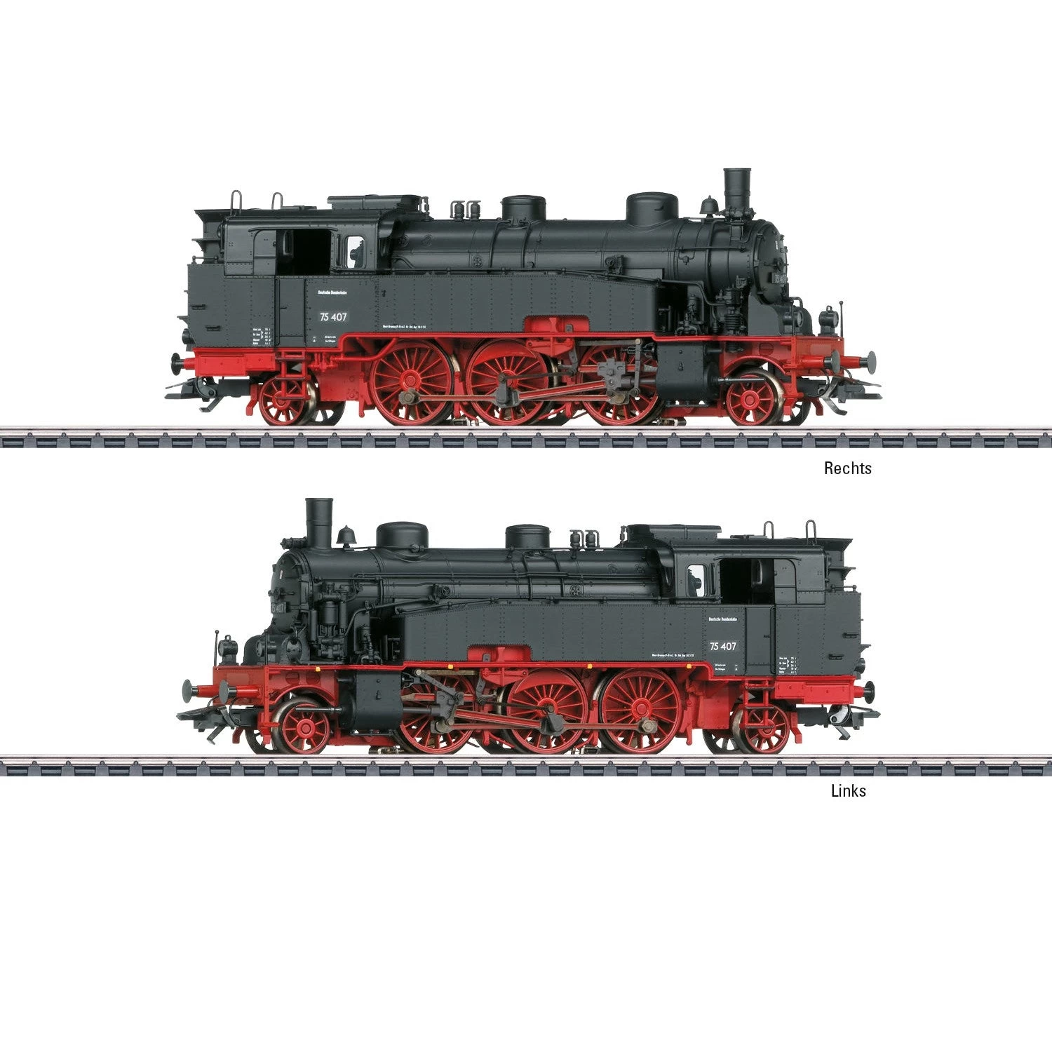 HO Class 75.4 Steam Locomotive - Image 2