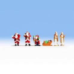 HO Santa Claus And Angels