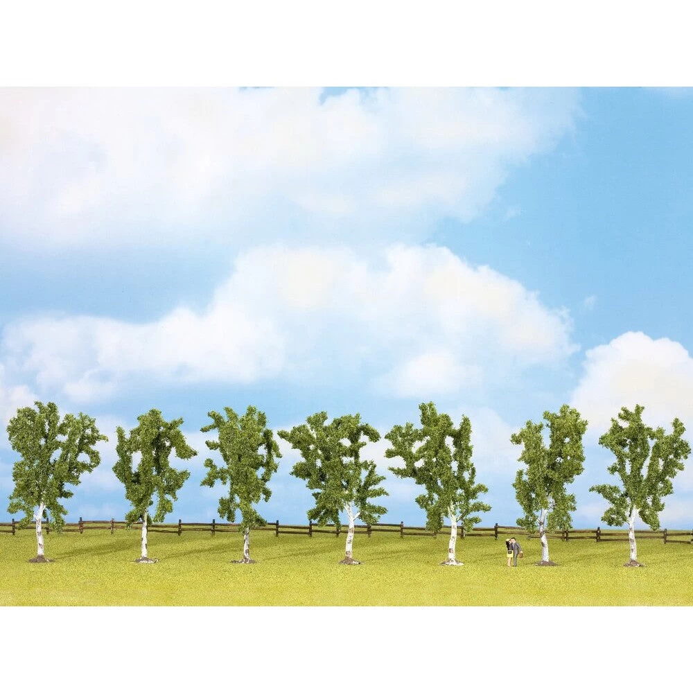 Birch Trees 7pcs 10c