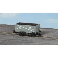 Peco N 9ft 7 Plank Open Wagon NE Grey