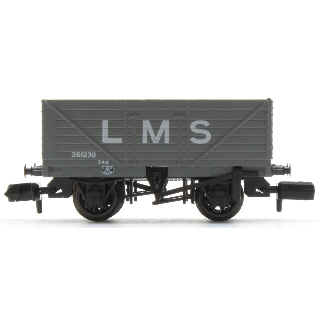 Peco N 9ft 7 Plank Open Wagon LMS Grey - Image 3