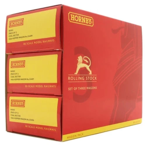 Hornby OO HAA HOPPER WAGONS THREE PACK BR COAL SECTOR ERA 8 - Image 6