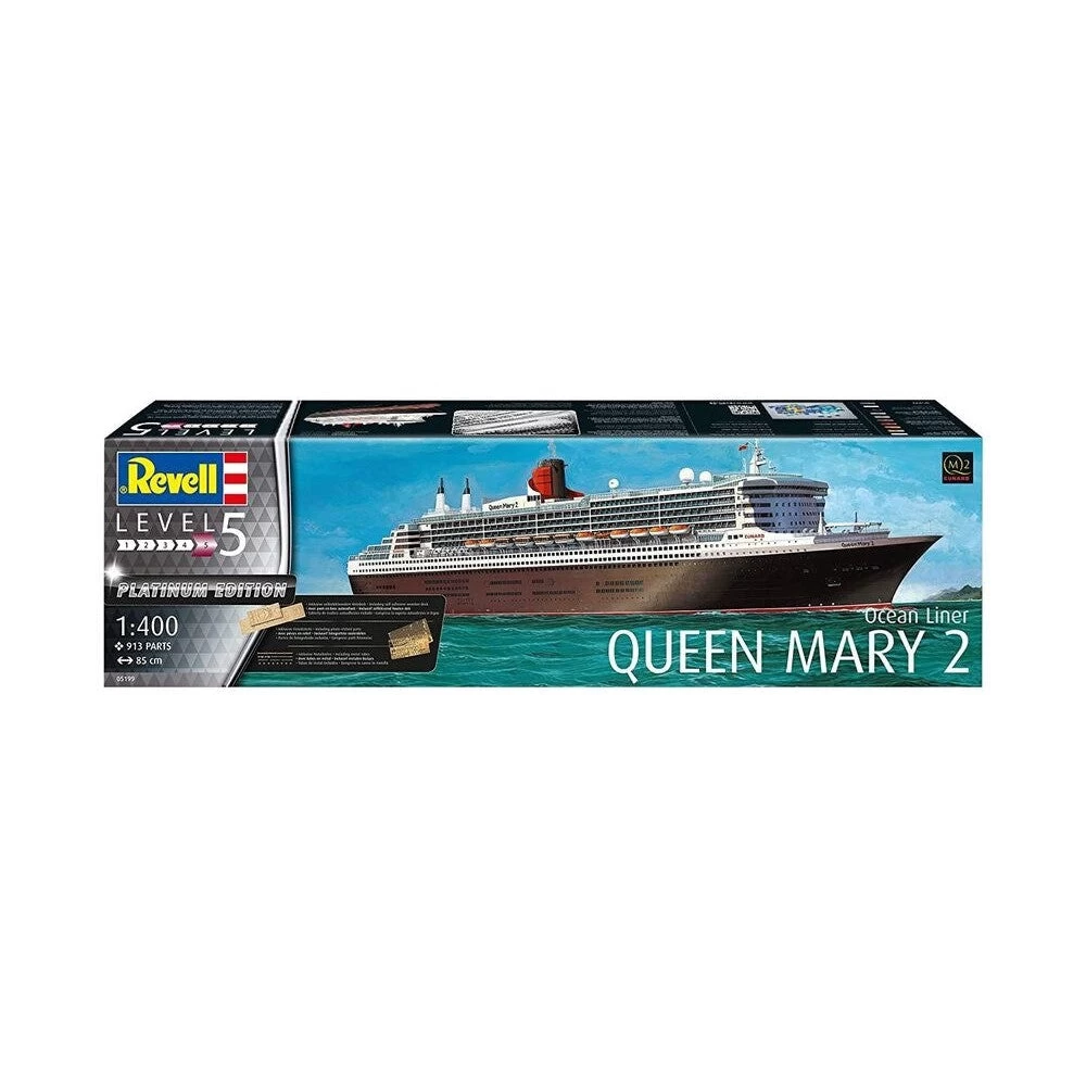 Revell 1/400 Ocean Liner Queen Mary 2 Platinum Edition