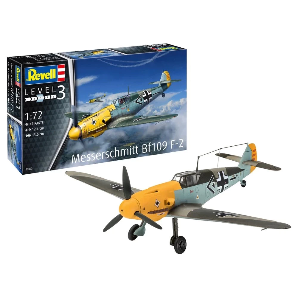Revell 1/72 Messerschmitt Bf109 F2 Model Set