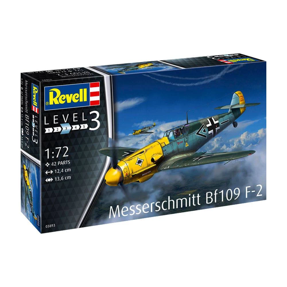 Revell 1/72 Messerschmitt Bf109 F2 Model Set - Image 3