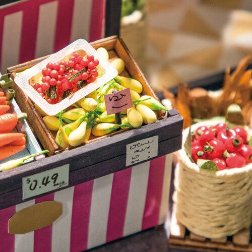 Robotime DIY Mini House Carl's Fruit Shop - Image 7