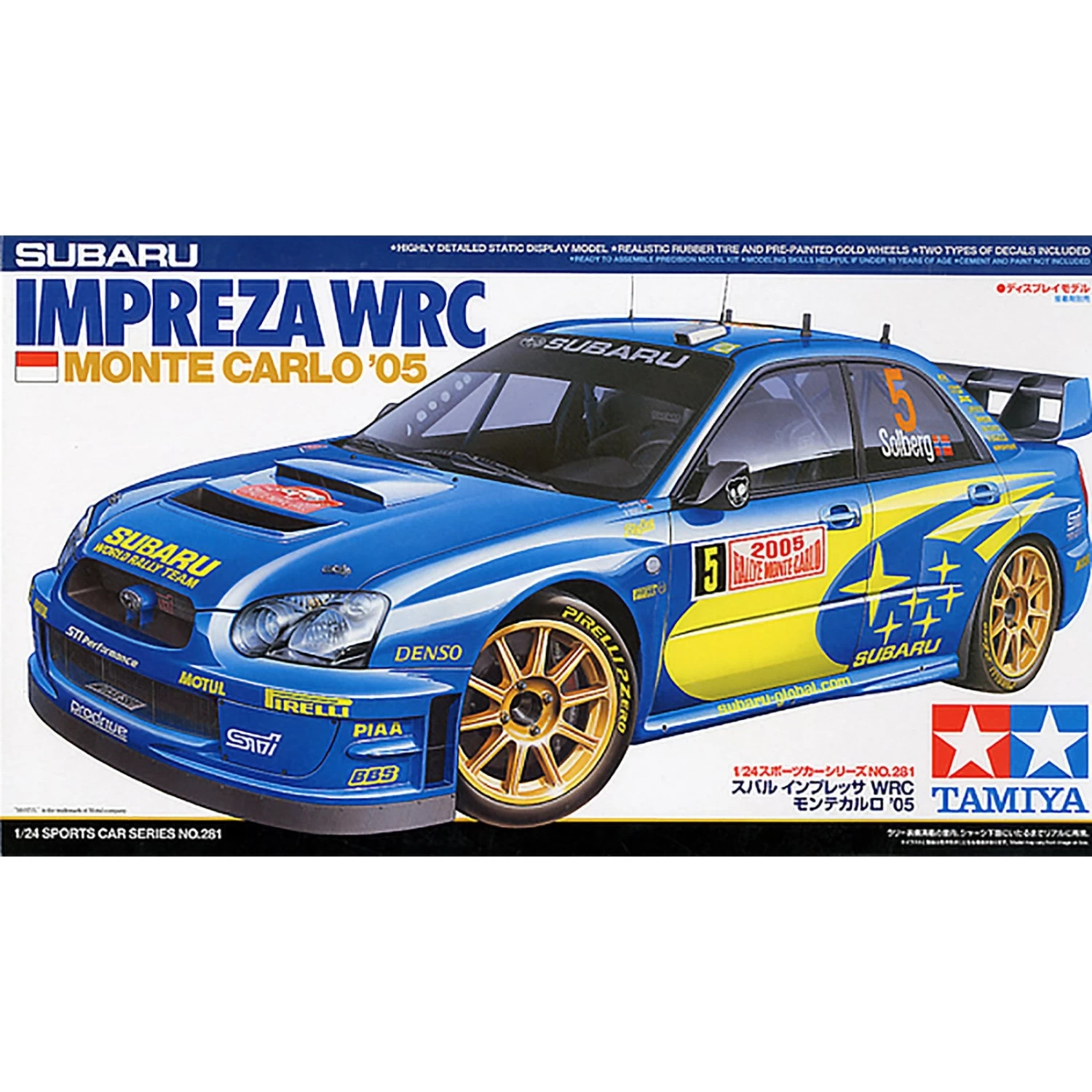 Tamiya 1/24 Subaru Impreza WRC Monte Carlo 2005