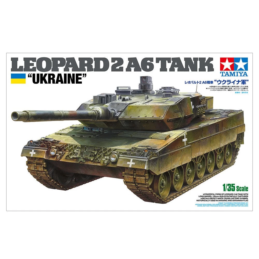 Tamiya 1/35 Leopard 2 A6 Tank Ukraine