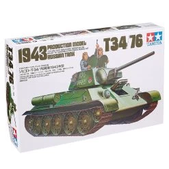 Tamiya 1/35 Russian Tank T34/76 1943 Production Model