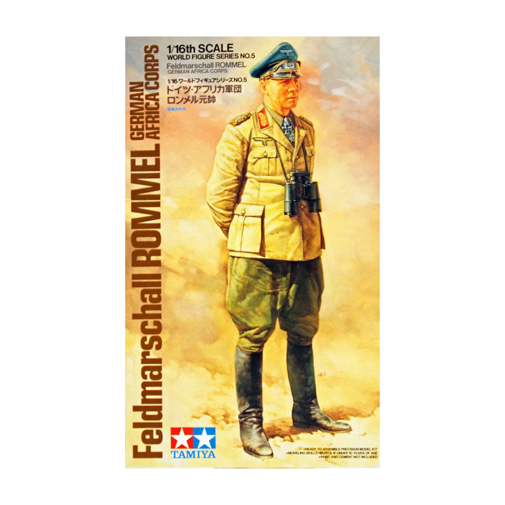 Tamiya 1/16 Feldmarschall Rommel German Africa Corps - Image 2