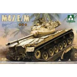 Takom 2072 1/35 US Medium Tank M47 E/M 2 In 1 Plastic Model Kit