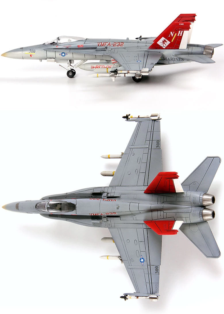 Academy 12627 1/144 USMC F/A18A+ VMFA232 Red Devils Plastic Model Kit - Image 3