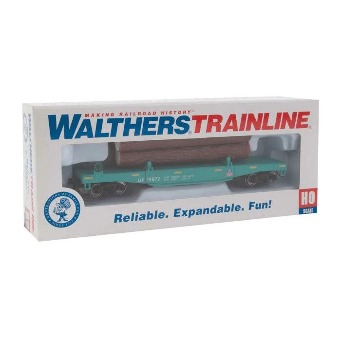 HO T/Line Log Dump Car W/Logs UP - Image 4