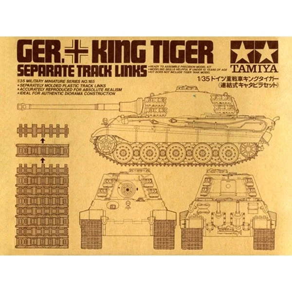Tamiya T35165 K. Tiger Track Links - Image 2