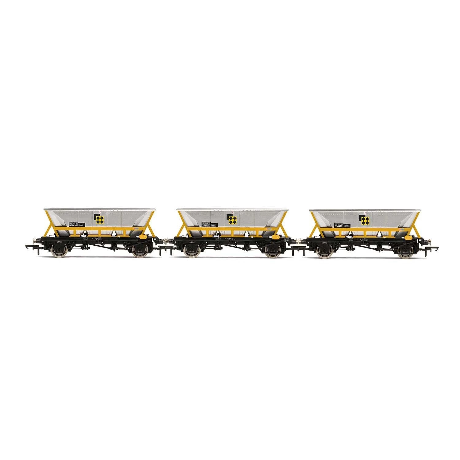 Hornby OO HAA HOPPER WAGONS THREE PACK BR COAL SECTOR ERA 8